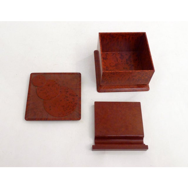 Art Deco Cigarette Dispenser Box in Bakelite 1930s For Sale - Image 6 of 11