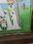 Rare Folk Art Painting of Procession on the Nile by Mari Boies Watts From Oldwick Nj For Sale In Philadelphia - Image 6 of 9