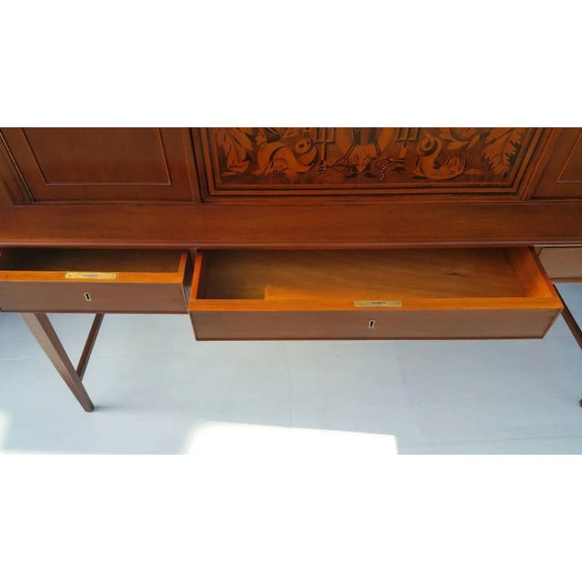 Brown Italian Secretaire, Circa 1930s For Sale - Image 8 of 10