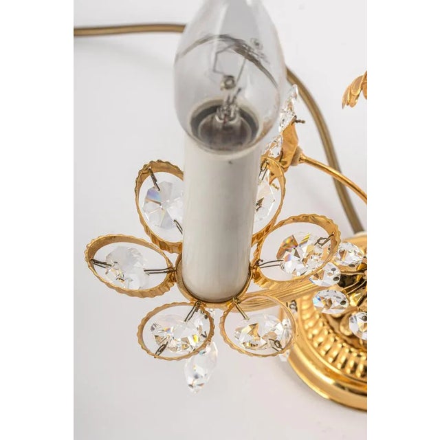 Gold Small Table Lamp from Palwa, Germany, 1970s For Sale - Image 8 of 11