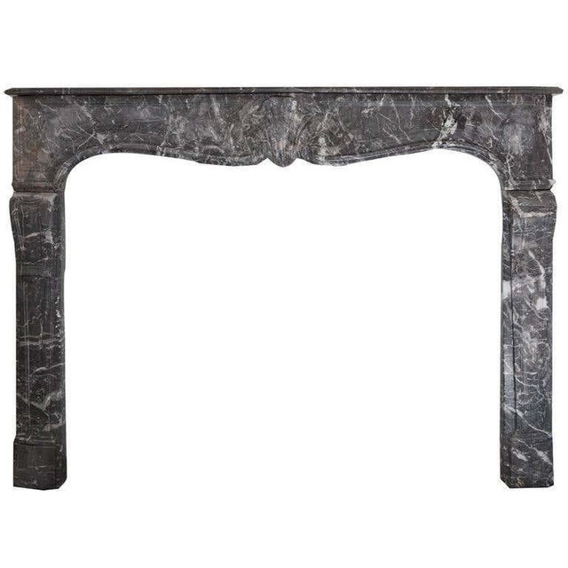 18th Century Louis XVI Style St. Anne's Marble Fireplace Mantel For Sale - Image 6 of 6