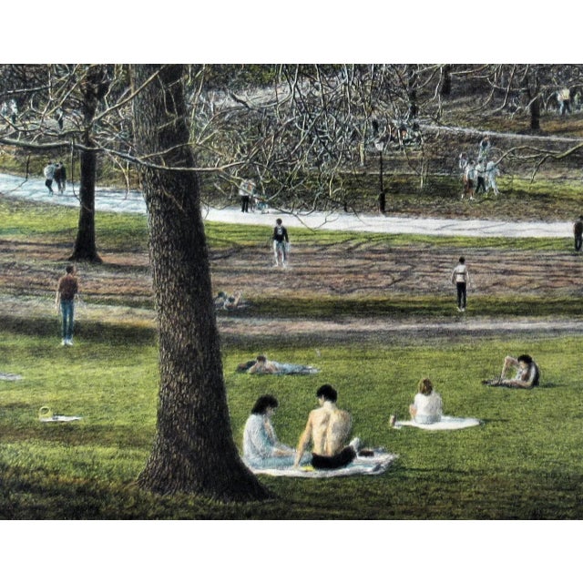 American Harold Altman, Sunday, Central Park, Circa 1985 For Sale - Image 3 of 10