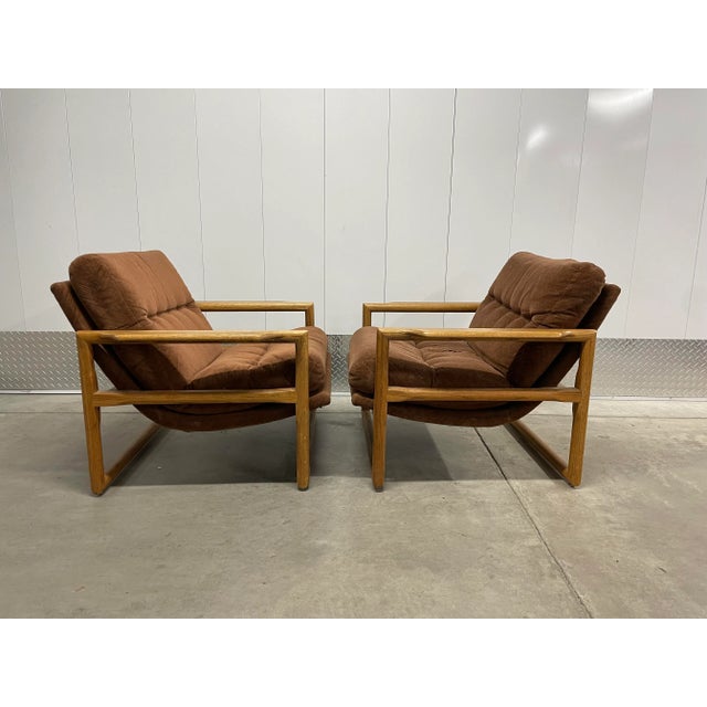 Mid-Century Danish Modern Oak Scoop Lounge Chairs For Sale In Dallas - Image 6 of 8