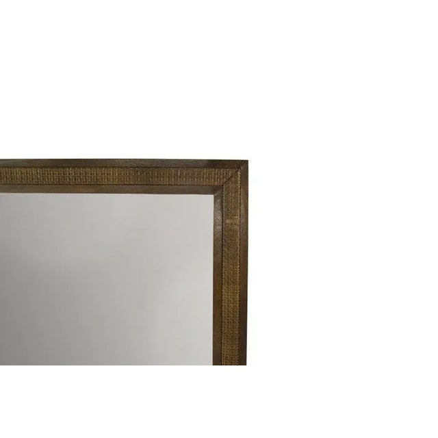 Mid 20th Century Mahogany Caned Matching Mirrors by Edward Wormley for Dunbar, 1950s - a Pair For Sale - Image 5 of 11