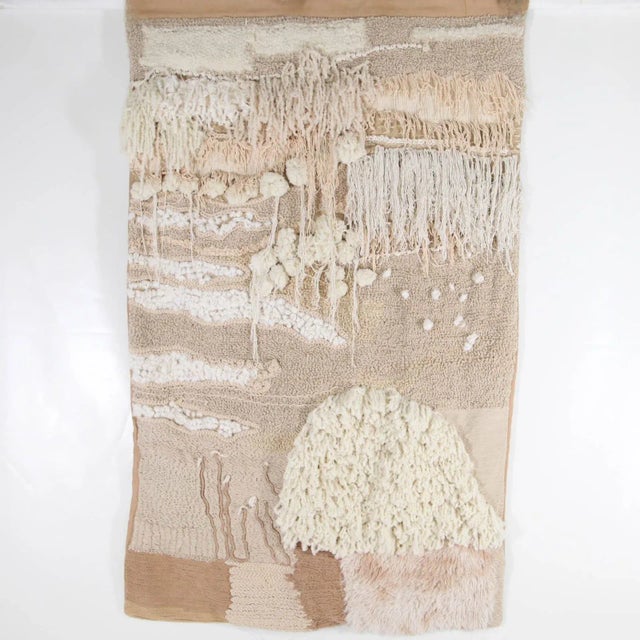 Large Textile Tapestry in Wool For Sale - Image 4 of 12