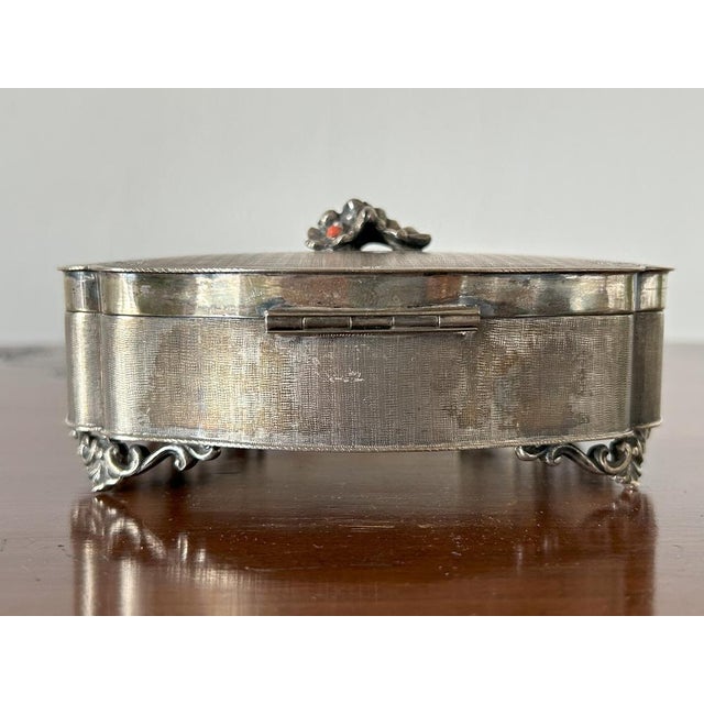 Early 20th Century Art Nouveau Silver Casket, Italy, 1890s For Sale - Image 5 of 17