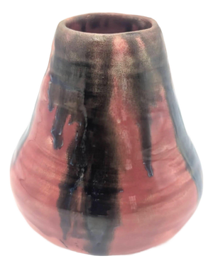 Vintage Studio Pottery Drip-Glaze Bud Vase