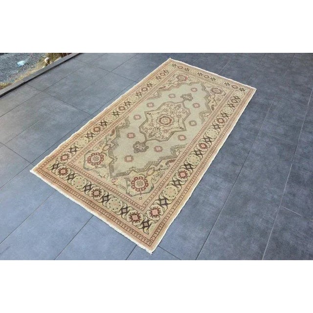 Tribal 1960s Small Vintage Tribal Carpet For Sale - Image 3 of 11