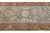 Antique Oriental Rug Runner - Hand-Knotted Wool, Muted Blue & Terracotta 3x16 For Sale In New York - Image 6 of 8