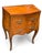 Early 20th Century Louis XV Style Figured Wood Serpentine Two-Drawer Chest For Sale - Image 4 of 8