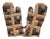 Pair of Rustic Americana Quilted Oven Mits Potholders For Sale