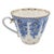1990s Lomonosov Bridesmaid Basket Cobalt Porcelain Teacup and Saucer For Sale - Image 4 of 15