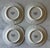 Vintage French Bistro Lunch Plates - Set of 4 For Sale In Austin - Image 6 of 9