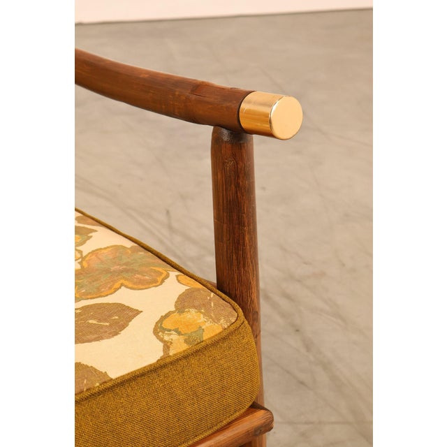 Vogue Coastal Vintage Rattan Bamboo Loveseat For Sale - Image 11 of 18