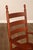 Keystone Manufacturing Company The Keystone Collection Set of Four Solid Cherry Ladder Back Dining Chairs For Sale - Image 4 of 18