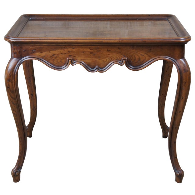French Country Henredon Rectangular Tea Table Chairish