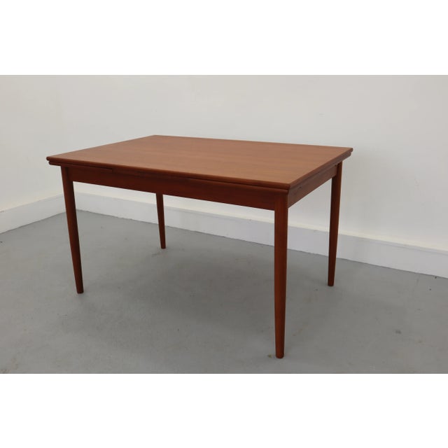 Mid-Century Danish Teak Extending Dining Table from Am Mobler For Sale - Image 11 of 15