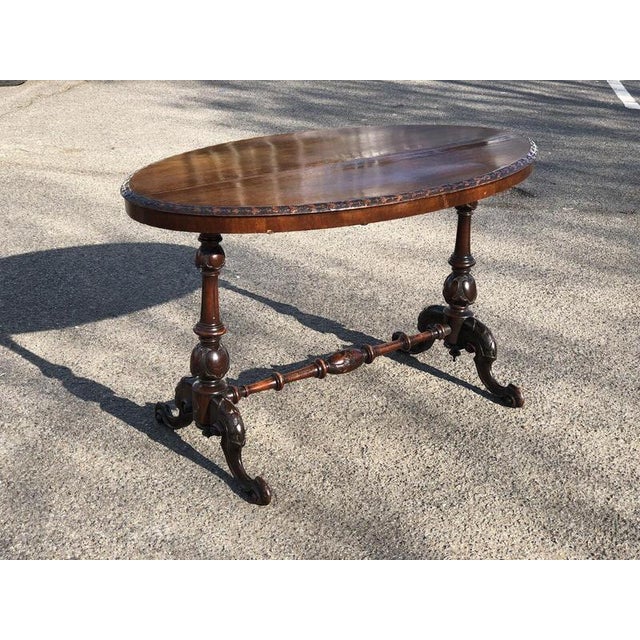 Victorian Side Table on Cabriole Feet For Sale - Image 8 of 14