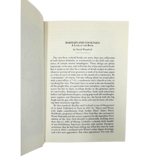 Barflies & Cocktails 300 Recipes Harry’s New York Bar Book 2008 Ibf For Sale In Washington DC - Image 6 of 13