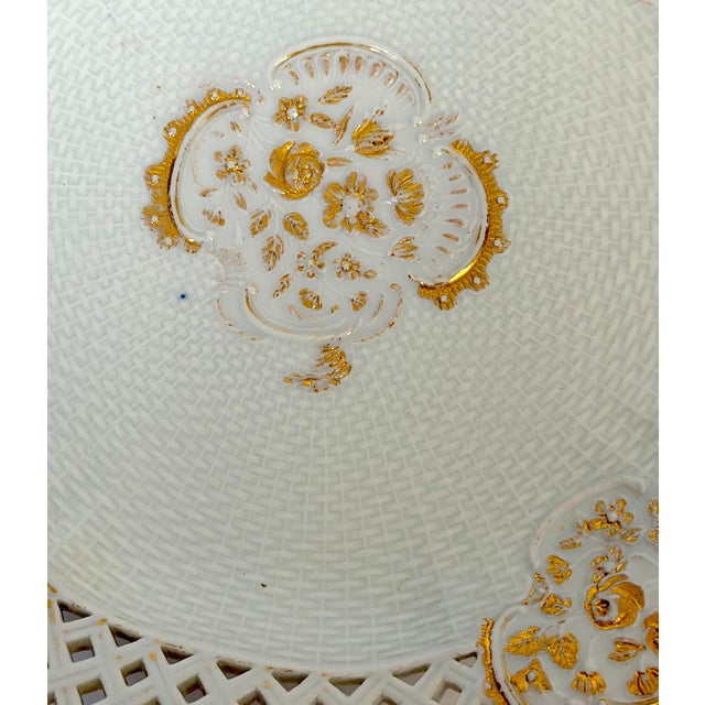 Meissen Marcolini-Period Reticulated Porcelain Plate, Circa (1774–1814) For Sale - Image 18 of 18
