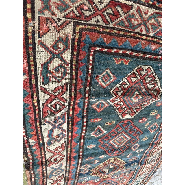 Antique Kazak Rug, 1890s For Sale - Image 15 of 18