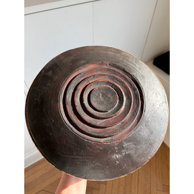 Teak Wood & Rattan Antique Decor (Circa 1900 Loatian Tea Chest) For Sale - Image 4 of 4