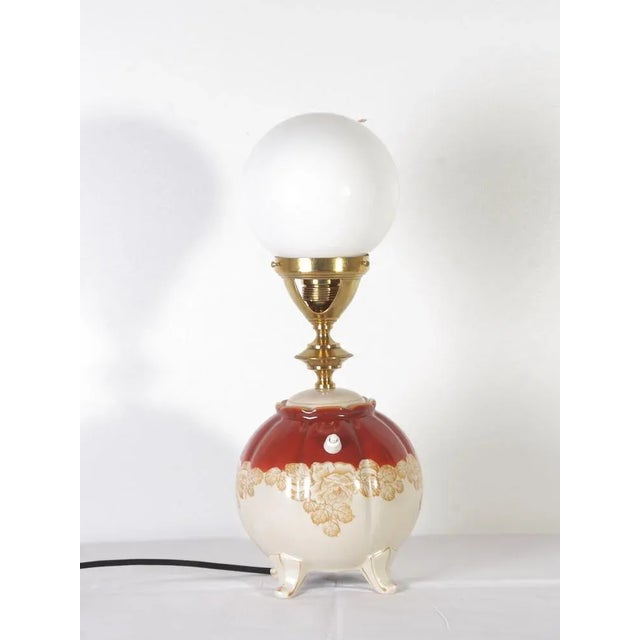 Art Nouveau Ceramic Table Lamp, 1920s For Sale - Image 13 of 13