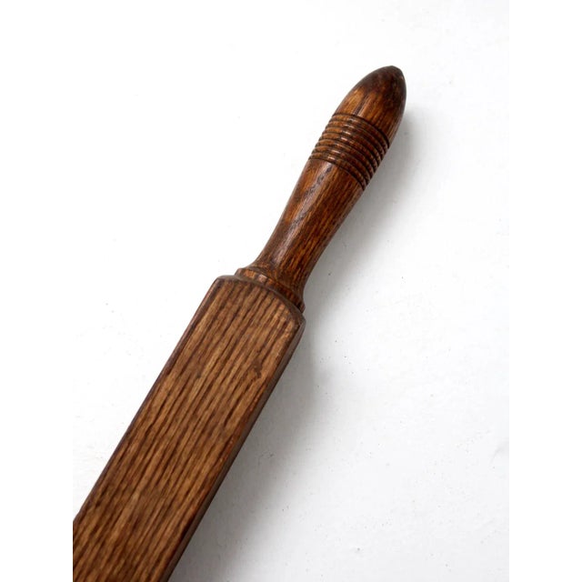 Wood Antique Primitive Wooden Tool For Sale - Image 7 of 8