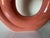 1980s Postmodern Sculptural Coral Pink Glazed Ceramic Vase by Jessica For Sale - Image 9 of 12