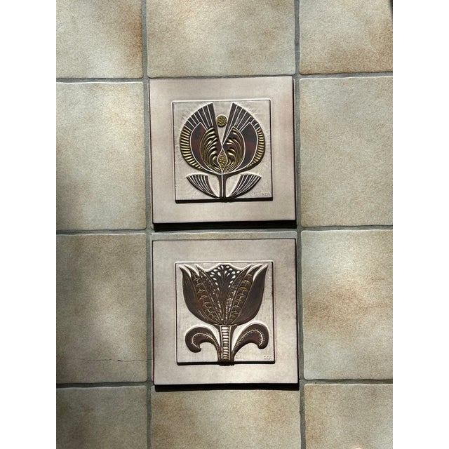 Ceramic Wall Reliefs by Ceramano, Germany, 1970s, Set of 2 For Sale - Image 14 of 15