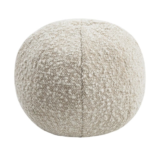 Boba Beige Bouclé 9" Pillow For Sale - Image 4 of 4