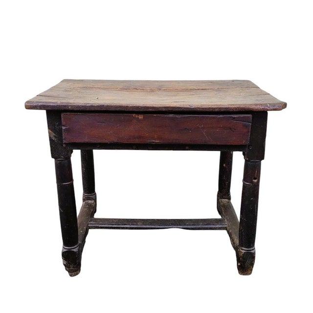 Antique Walnut Console Table For Sale - Image 11 of 11