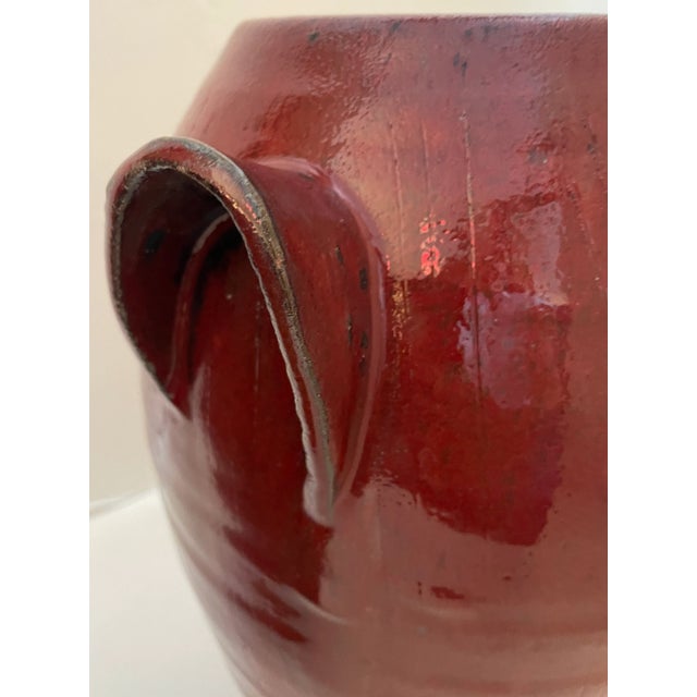 Large Pair of Handmade Artistic Pottery Urns For Sale - Image 10 of 11