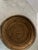 Vintage Split Reed Basket and Tray Trimmed in Brass For Sale In New York - Image 6 of 7