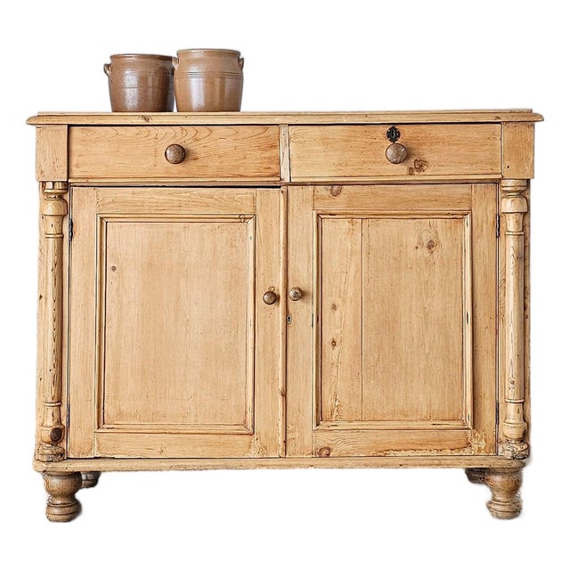 Antique English Pine Cupboard | Circa 1880 For Sale