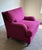 Late 20th Century Late 20th Century Baker Furniture Fuchsia Lounge Chair & Ottoman For Sale - Image 5 of 12