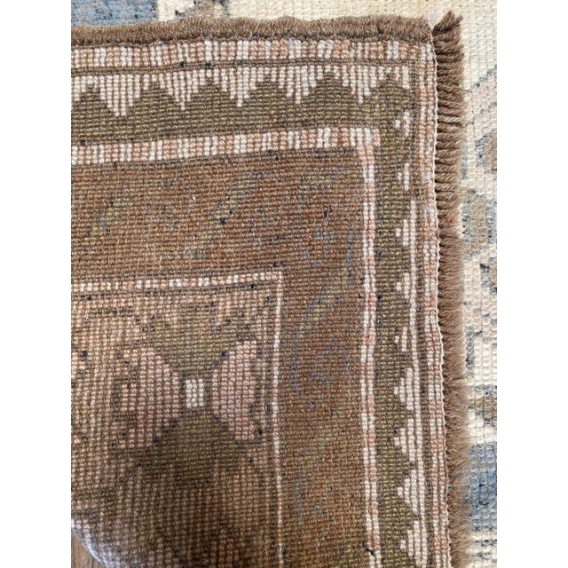 1960s Bellwether Rugs Vintage Oushak - 4'11" X 7'2" For Sale - Image 5 of 5