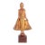 Thai Standing Buddha Giltwood Sculpture For Sale