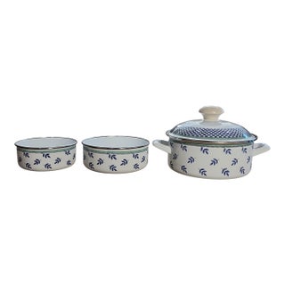 Vintage Villeroy & Boch Switch3 Saucepan and Bowls Set - Three Pieces For Sale