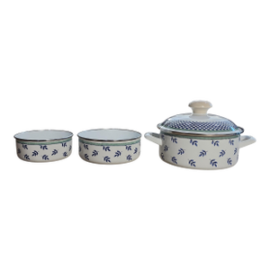 Vintage Villeroy & Boch Switch3 Saucepan and Bowls Set - Three Pieces