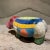 Blue South African Fenix Raku. Hand Made Ceramic Pottery Rainbow Animals- Set of 4 For Sale - Image 8 of 18