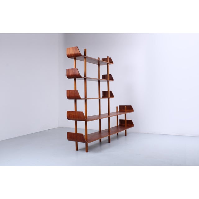 Teak Wall Unit by Willem Lutjens for Gouda Den Boer, 1950s For Sale - Image 6 of 18