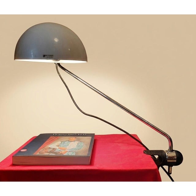 Libellula Clamp Table Lamp by Emilio Fabio Simion for Guzzini, Italy, 1970s For Sale - Image 11 of 16