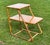 Tan 1950s Rattan Bentwood Staggered Tier Side Table For Sale - Image 8 of 10