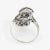 Early 20th Century Early 20th Century Antique Deco Diamond Filigree Ring Vintage 14 Karat Gold size 5 For Sale - Image 5 of 6
