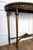 Mid-Century Italian Demi Lune Wall Console Table in Gilt Wood with Marble Top, 1950s For Sale - Image 9 of 10