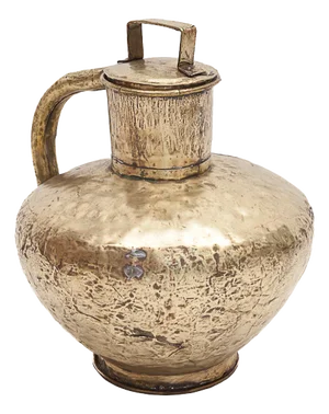 Brass Milk Can, Early 20th Century