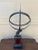 Vintage English Country Iron Garden Armillary Sundial Held by Atlas For Sale - Image 12 of 12