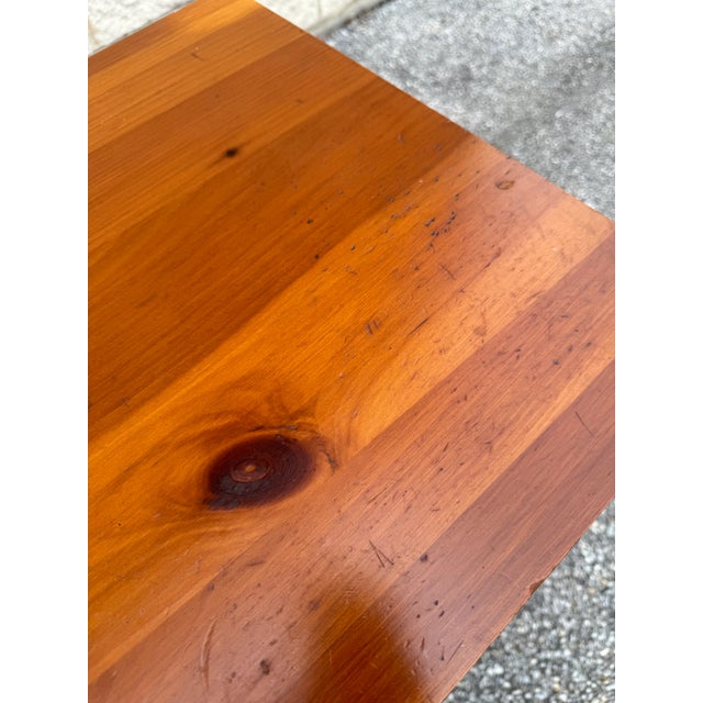 1950’s Mid Century Franklin Shockey Sculptural Pine 3 Drawer Nightstands - a Pair For Sale - Image 9 of 10