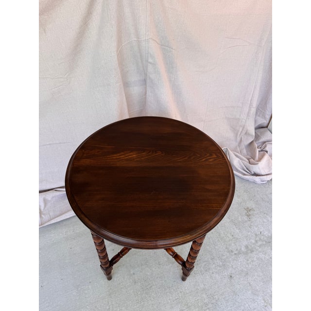 Mid 19th Century English Bobbin Twist Side Table For Sale - Image 5 of 9